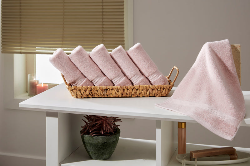 Sarry 6-Piece Washcloth Set - 600 GSM Premium Turkish Cotton