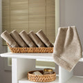 Sarry 6-Piece Washcloth Set - 600 GSM Premium Turkish Cotton