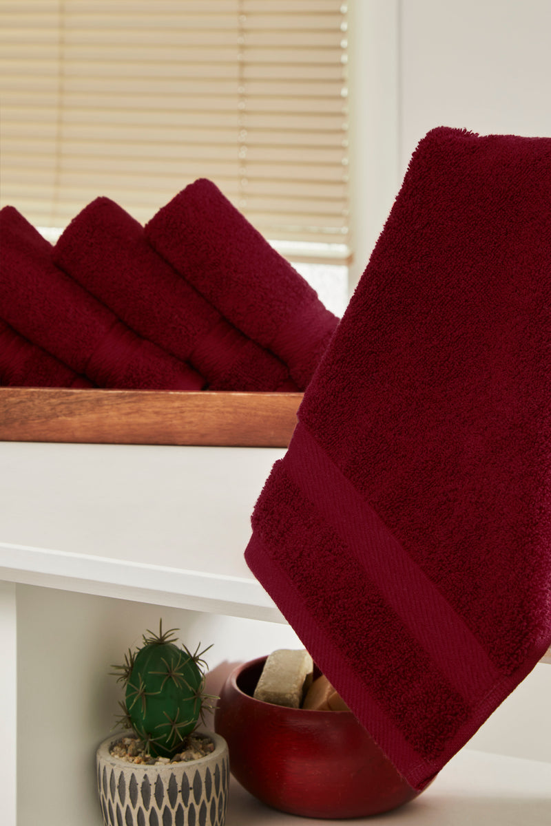 Sarry 6-Piece Washcloth Set - 600 GSM Premium Turkish Cotton