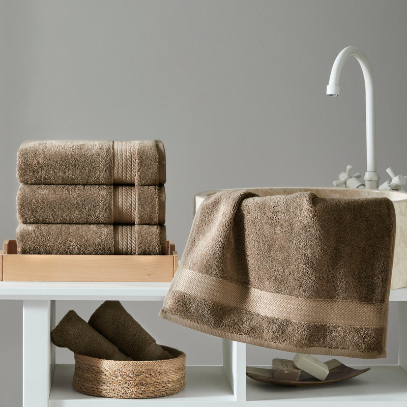 Sarry 4-Piece Hand Towel Set - 16x30 575 GSM Turkish Cotton