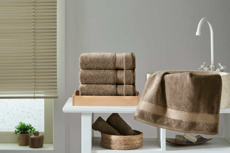 Sarry 4-Piece Hand Towel Set - 16x30 575 GSM Turkish Cotton