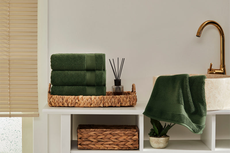 Sarry 4-Piece Hand Towel Set - 16x30 575 GSM Turkish Cotton