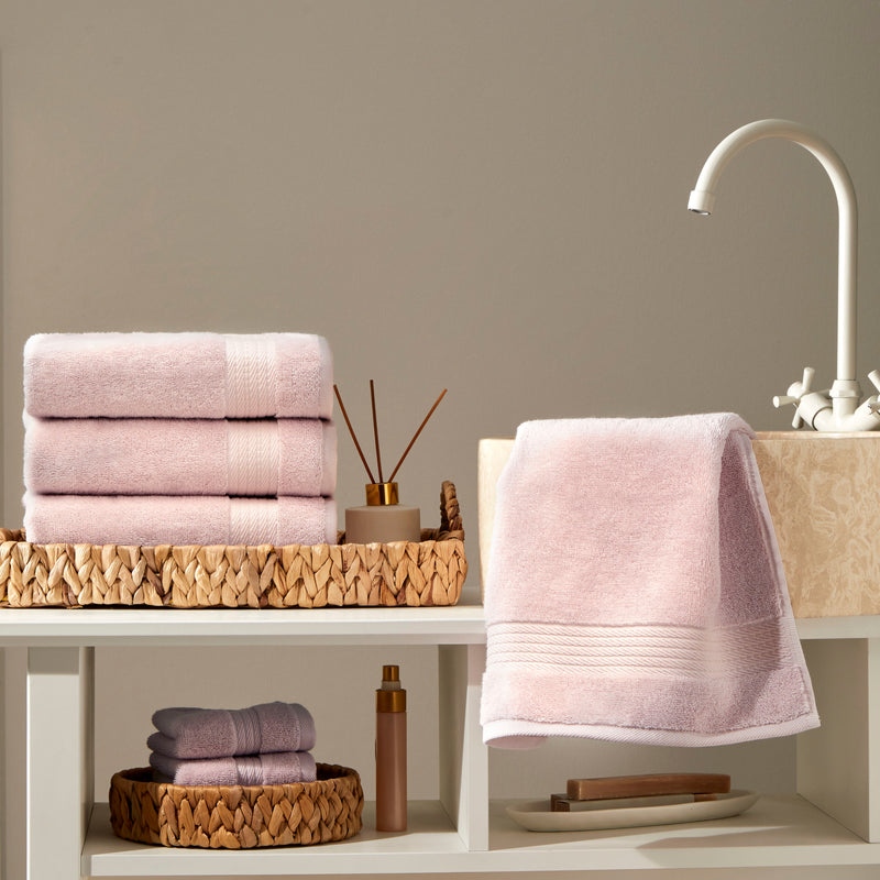 Sarry 4-Piece Hand Towel Set - 16x30 575 GSM Turkish Cotton