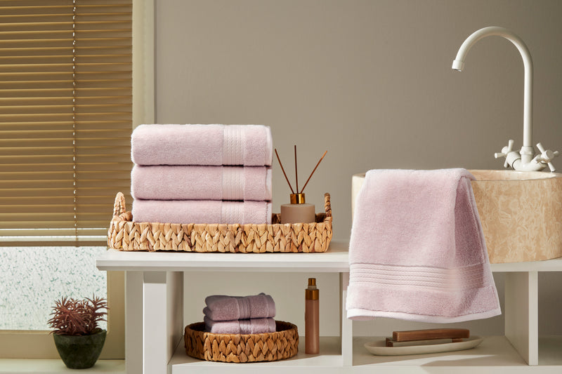Sarry 4-Piece Hand Towel Set - 16x30 575 GSM Turkish Cotton