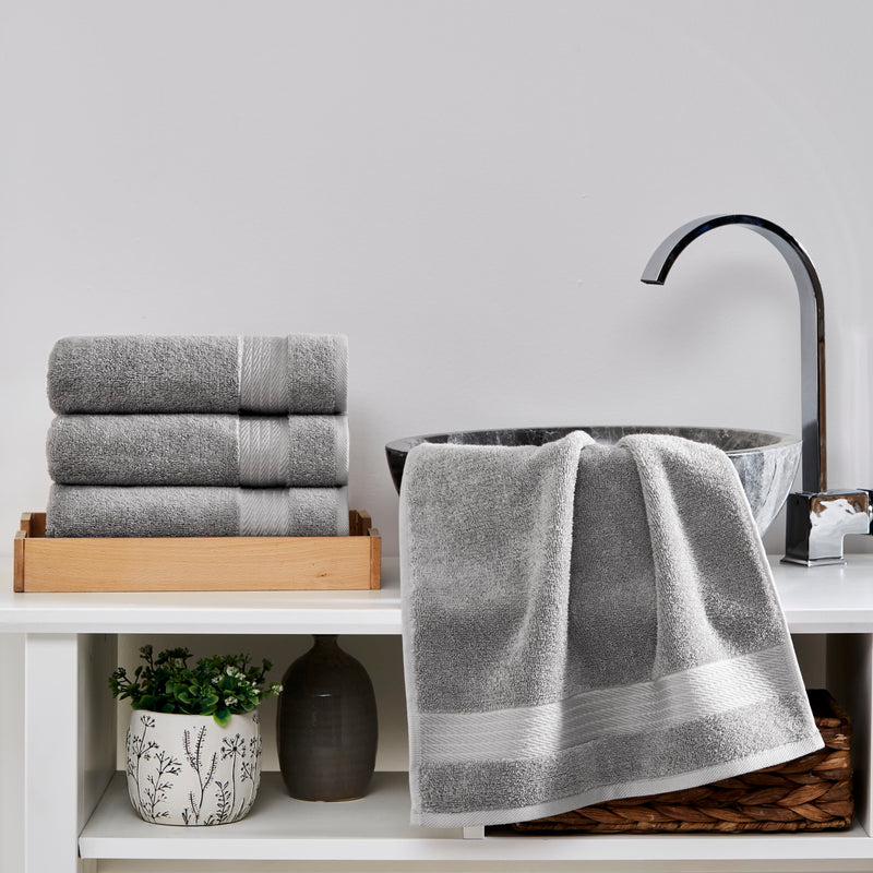 Sarry 4-Piece Hand Towel Set - 16x30 575 GSM Turkish Cotton