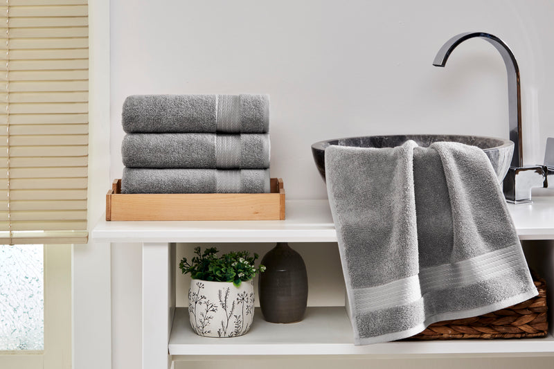 Sarry 4-Piece Hand Towel Set - 16x30 575 GSM Turkish Cotton