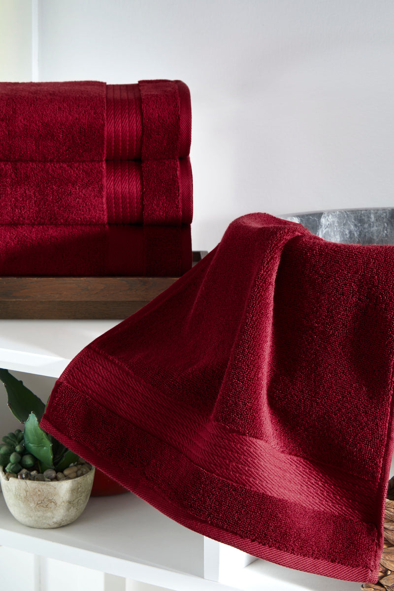 Sarry 4-Piece Hand Towel Set - 16x30 575 GSM Turkish Cotton