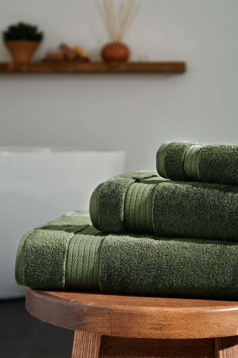 Sarry 6-Piece Luxury Bath Towel Set - 100% Turkish Cotton