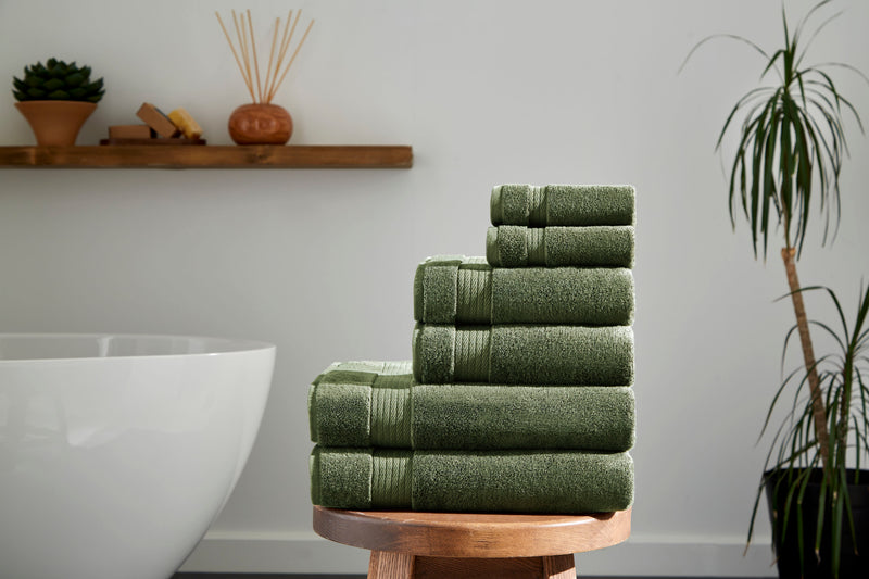 Sarry 6-Piece Luxury Bath Towel Set - 100% Turkish Cotton