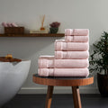 Sarry 6-Piece Luxury Bath Towel Set - 100% Turkish Cotton