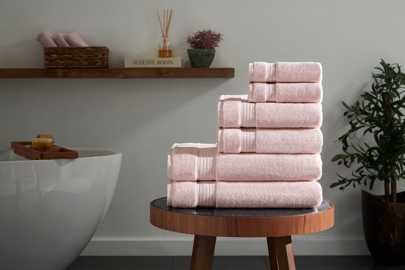 Sarry 6-Piece Luxury Bath Towel Set - 100% Turkish Cotton