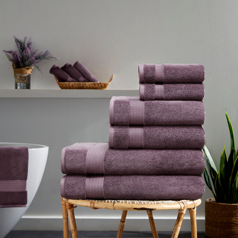 Sarry 6-Piece Luxury Bath Towel Set - 100% Turkish Cotton