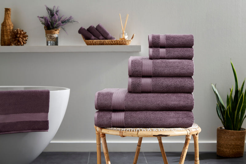 Sarry 6-Piece Luxury Bath Towel Set - 100% Turkish Cotton