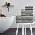 Sarry 6-Piece Luxury Bath Towel Set - 100% Turkish Cotton