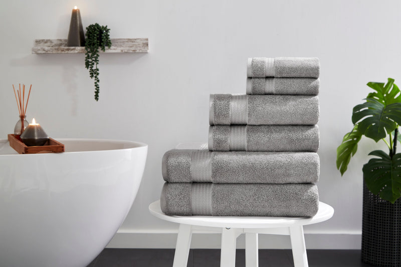 Sarry 6-Piece Luxury Bath Towel Set - 100% Turkish Cotton