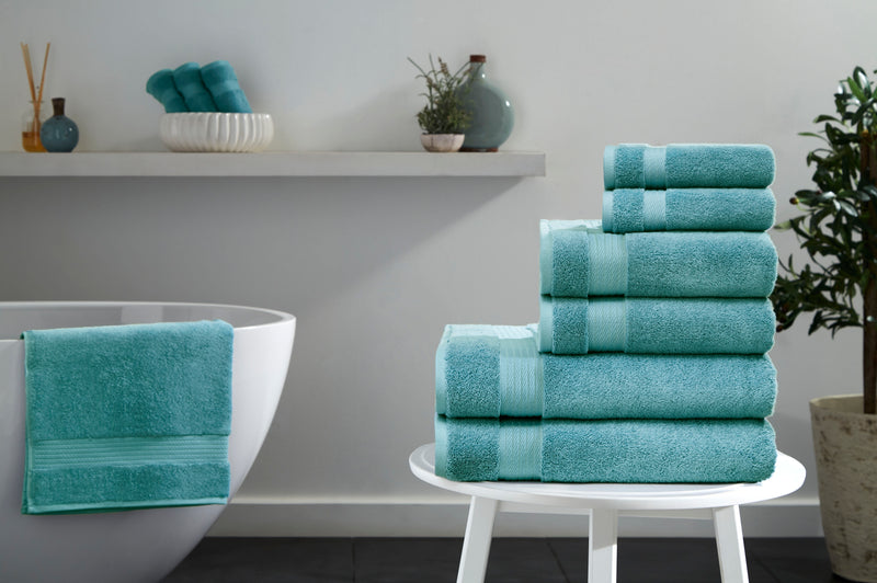 Sarry 6-Piece Luxury Bath Towel Set - 100% Turkish Cotton