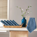 Werty 6-Piece Washcloth Set - 13x13” 100% Turkish Cotton