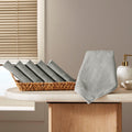 Werty 6-Piece Washcloth Set - 13x13” 100% Turkish Cotton
