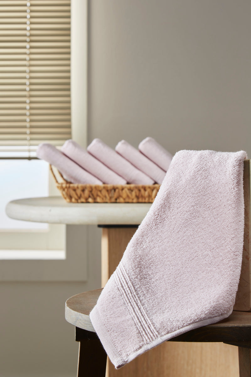 Werty 6-Piece Washcloth Set - 13x13” 100% Turkish Cotton