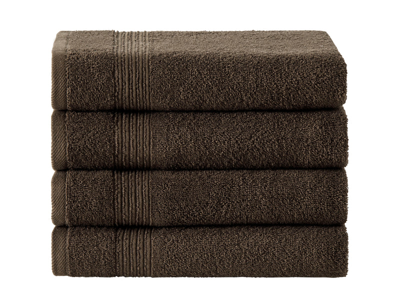 Werty 4-Piece Hand Towel Set - 16x30” 100% Turkish Cotton