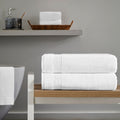 Werty 2-Piece Bath Towel Set - 27x54” 100% Luxury Turkish Cotton