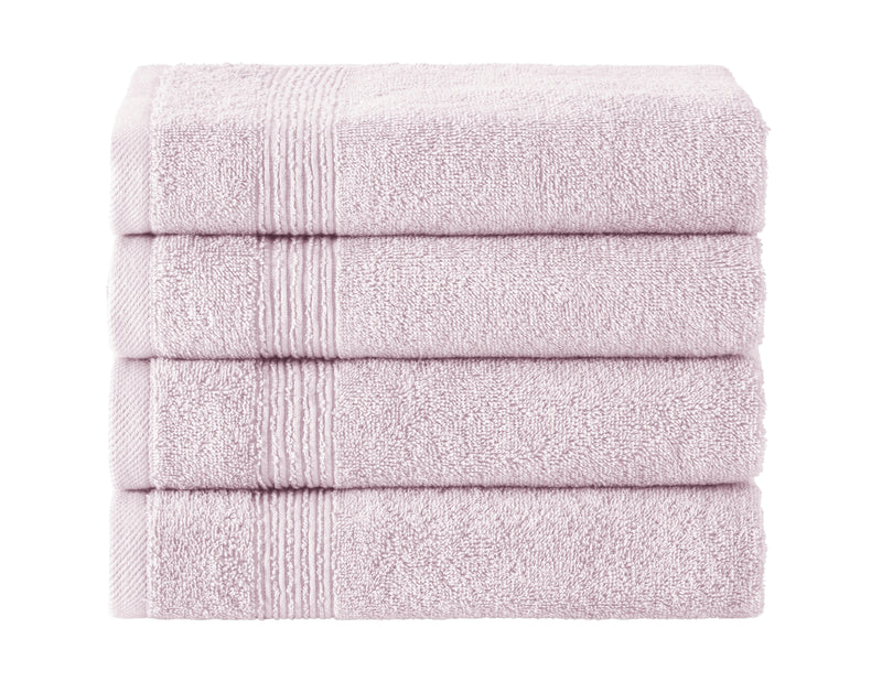 Werty 4-Piece Hand Towel Set - 16x30” 100% Turkish Cotton