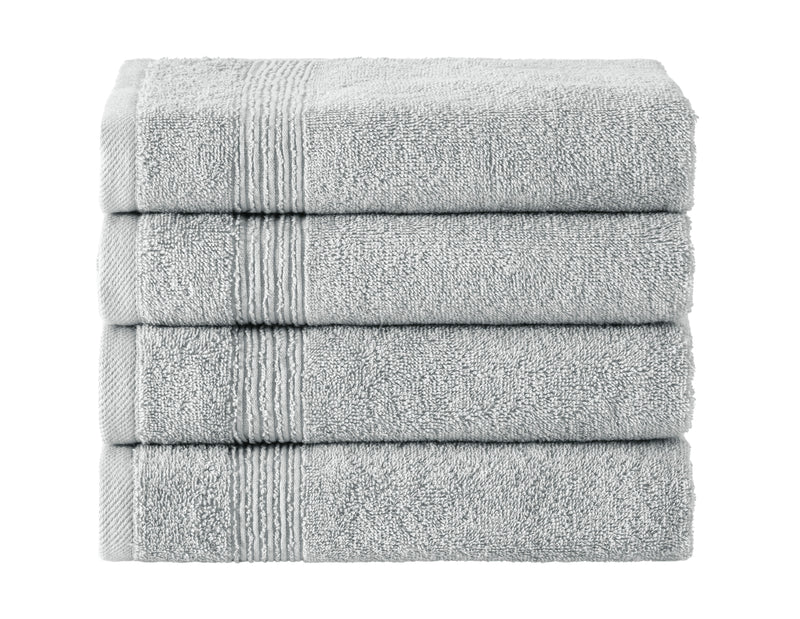 Werty 4-Piece Hand Towel Set - 16x30” 100% Turkish Cotton