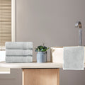 Werty 4-Piece Hand Towel Set - 16x30” 100% Turkish Cotton
