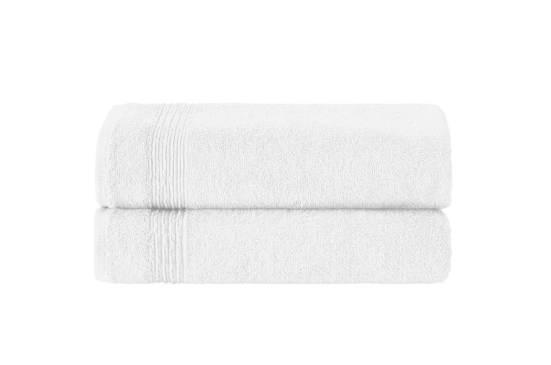 Werty 2-Piece Bath Towel Set - 27x54” 100% Luxury Turkish Cotton
