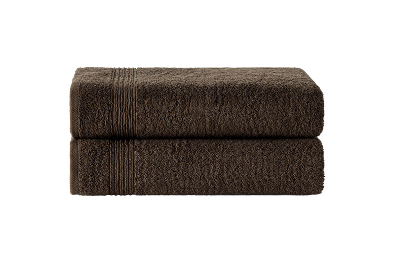 Werty 2-Piece Bath Towel Set - 27x54” 100% Luxury Turkish Cotton