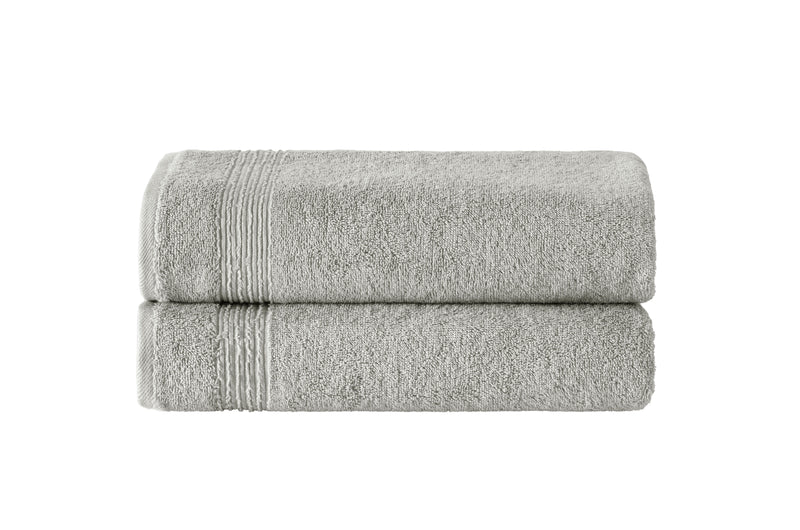 Werty 2-Piece Bath Towel Set - 27x54” 100% Luxury Turkish Cotton