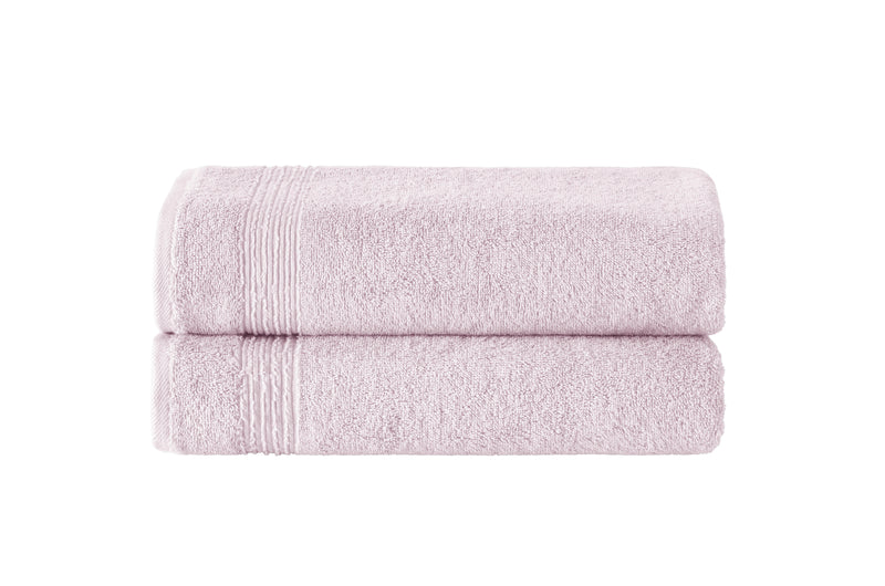 Werty 2-Piece Bath Towel Set - 27x54” 100% Luxury Turkish Cotton