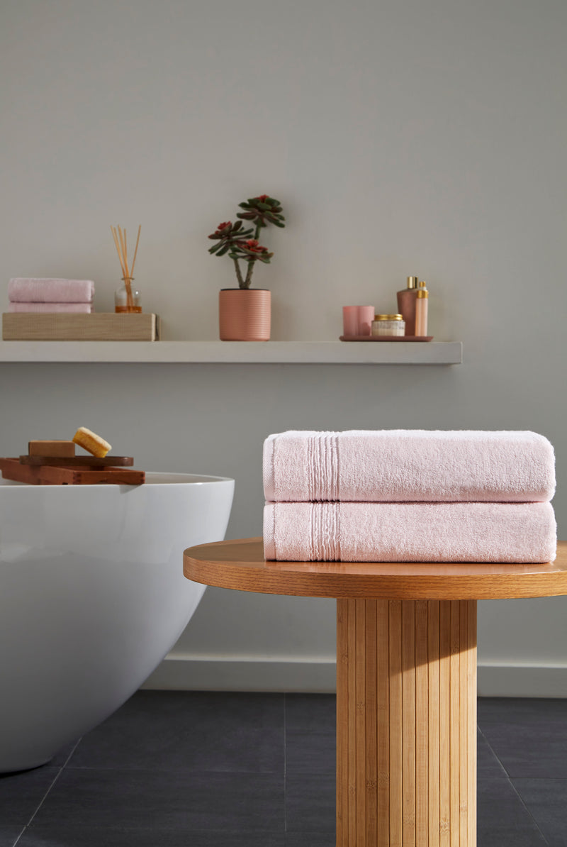 Werty 2-Piece Bath Towel Set - 27x54” 100% Luxury Turkish Cotton