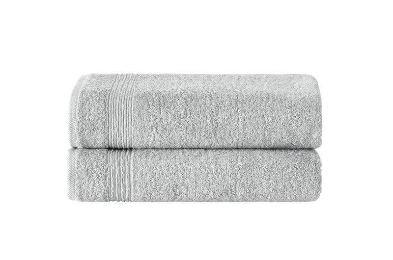 Werty 2-Piece Bath Towel Set - 27x54” 100% Luxury Turkish Cotton