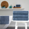 Werty 4-Piece Bath Towel Set - 27x54" 100% Turkish Cotton