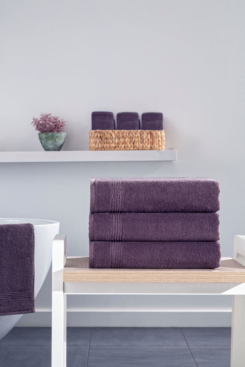 Werty 4-Piece Bath Towel Set - 27x54