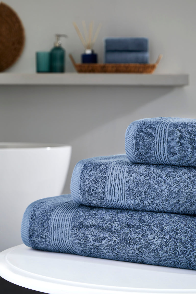 Werty 6-Piece Complete Bath Towel Set - 100% Luxury Turkish Cotton