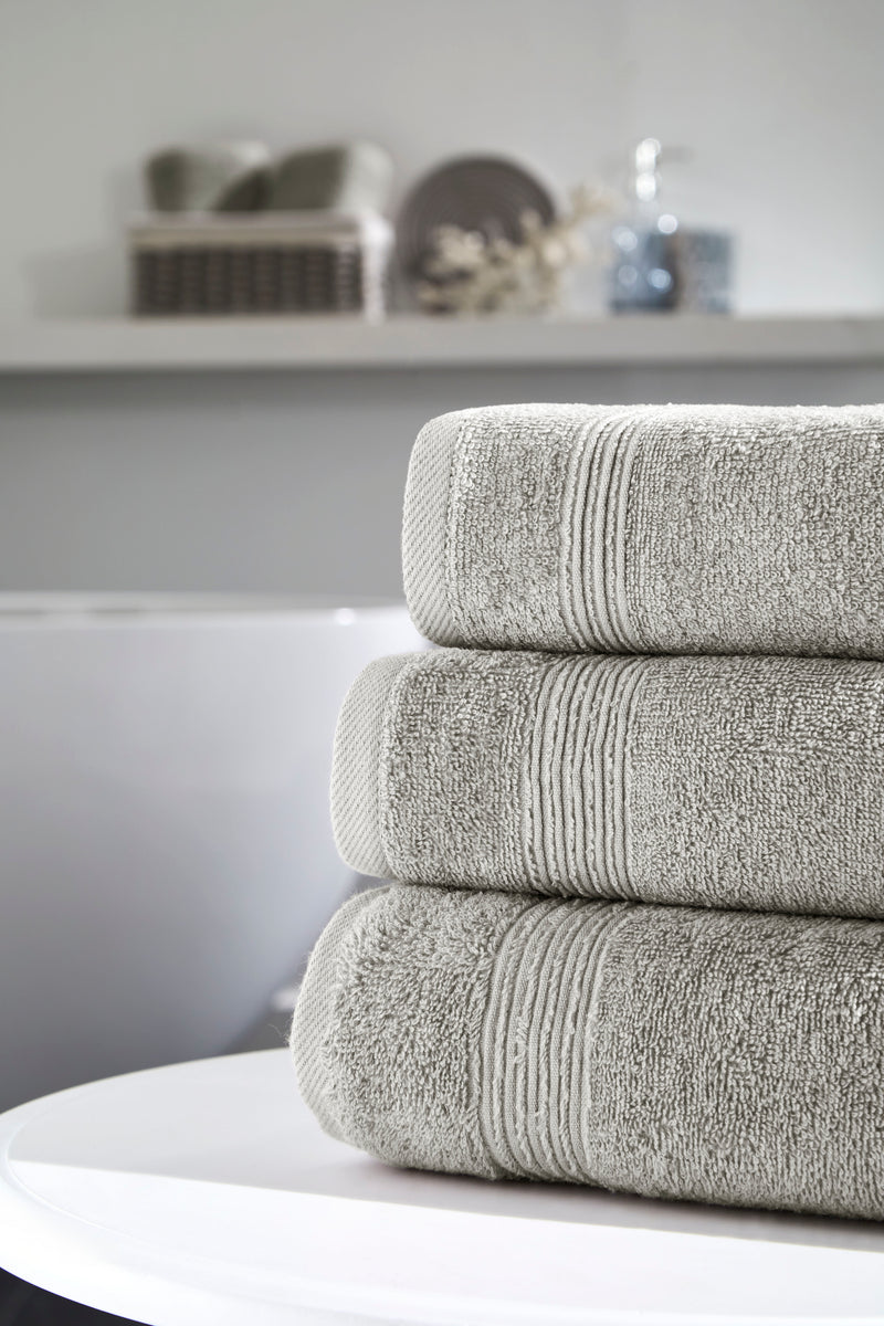 Werty 6-Piece Complete Bath Towel Set - 100% Luxury Turkish Cotton