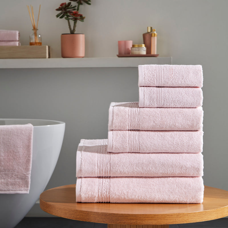 Werty 6-Piece Complete Bath Towel Set - 100% Luxury Turkish Cotton