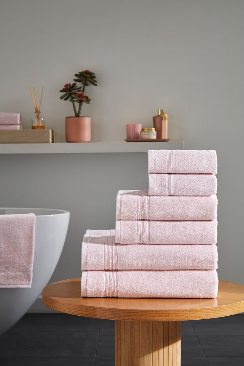 Werty 6-Piece Complete Bath Towel Set - 100% Luxury Turkish Cotton