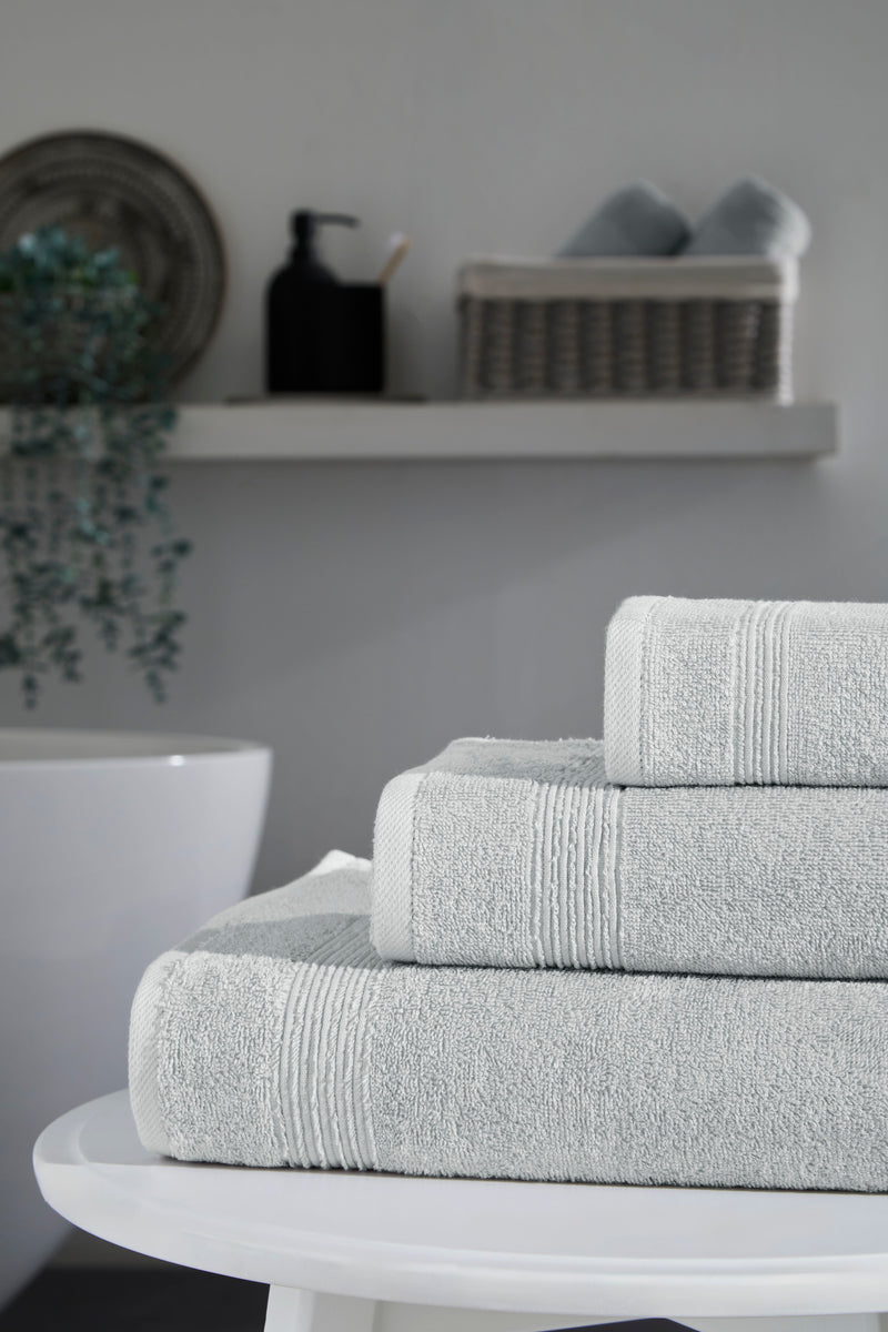 Werty 6-Piece Complete Bath Towel Set - 100% Luxury Turkish Cotton