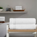 Werty 2-Piece Bath Sheet Set - 35x70” Oversized Luxury Turkish Cotton
