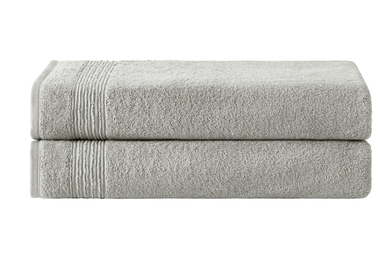 Werty 2-Piece Bath Sheet Set - 35x70” Oversized Luxury Turkish Cotton