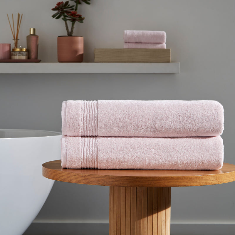 Werty 2-Piece Bath Sheet Set - 35x70” Oversized Luxury Turkish Cotton