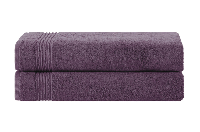 Werty 2-Piece Bath Sheet Set - 35x70” Oversized Luxury Turkish Cotton