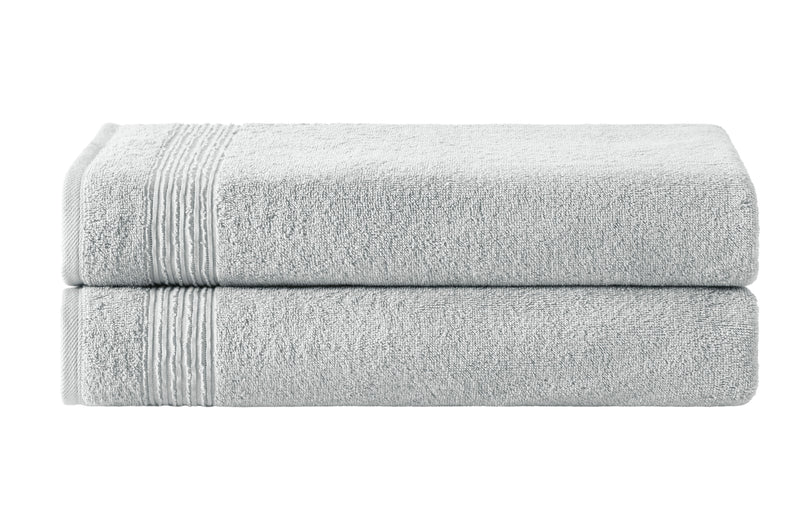 Werty 2-Piece Bath Sheet Set - 35x70” Oversized Luxury Turkish Cotton